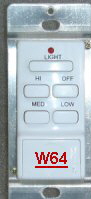 Ceiling fan remote controls